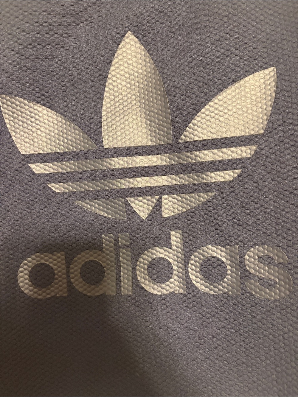 adidas Navy Cropped Trefoil Sweatshirt - Picture 2 of 6
